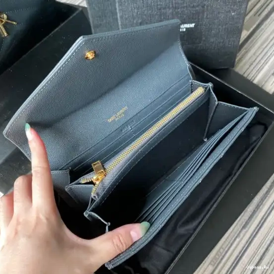 LARGE FLAP MONOGRAM WALLET YSL 0630